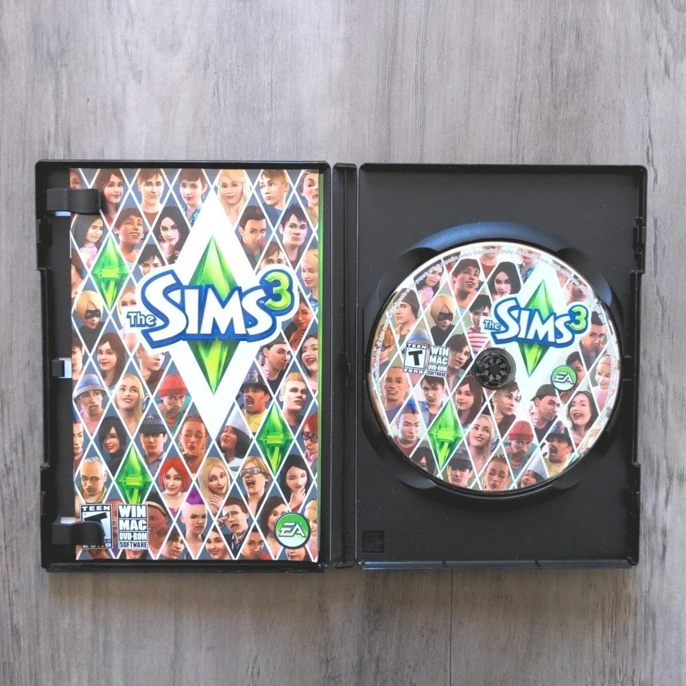 The Sims 3 PC‎ Mac DVD 2009 Electronic Arts EA Video Game Complete with Manual